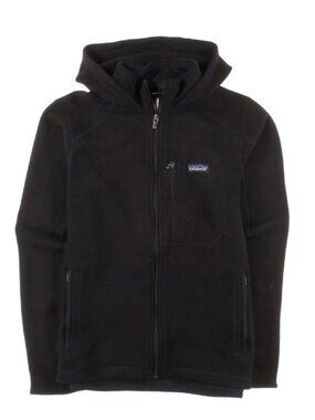 Patagonia Men's Better Sweater Hoody Size XL in Black Outdoor Gorpcore Camping